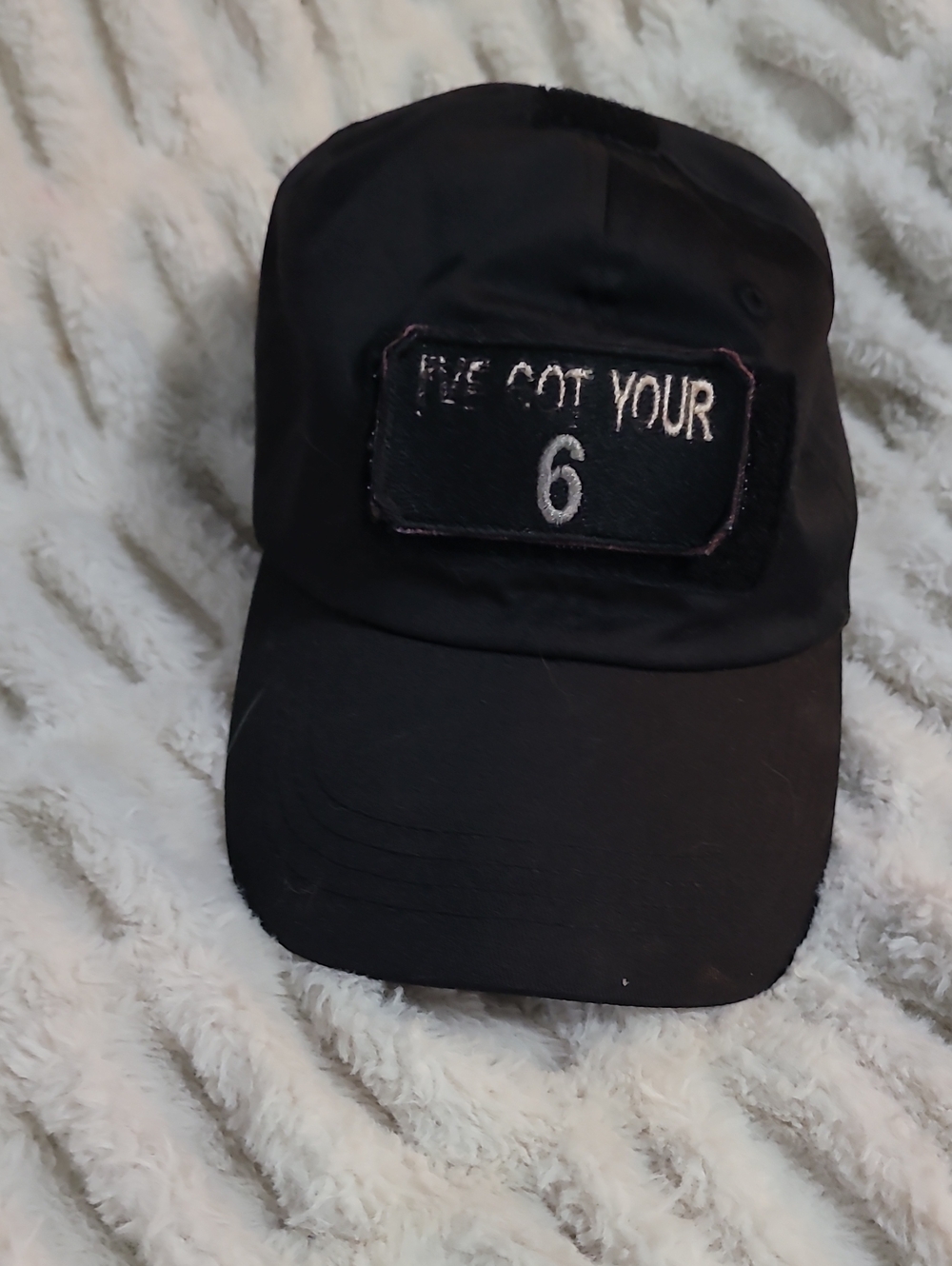Mens Cap with 'I've Got Your 6' Patch